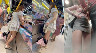 精品CD大神偷拍反差婊美女性感透明内裤湿了一块,镜头贴着B拍，黑森林露毛很有撸点